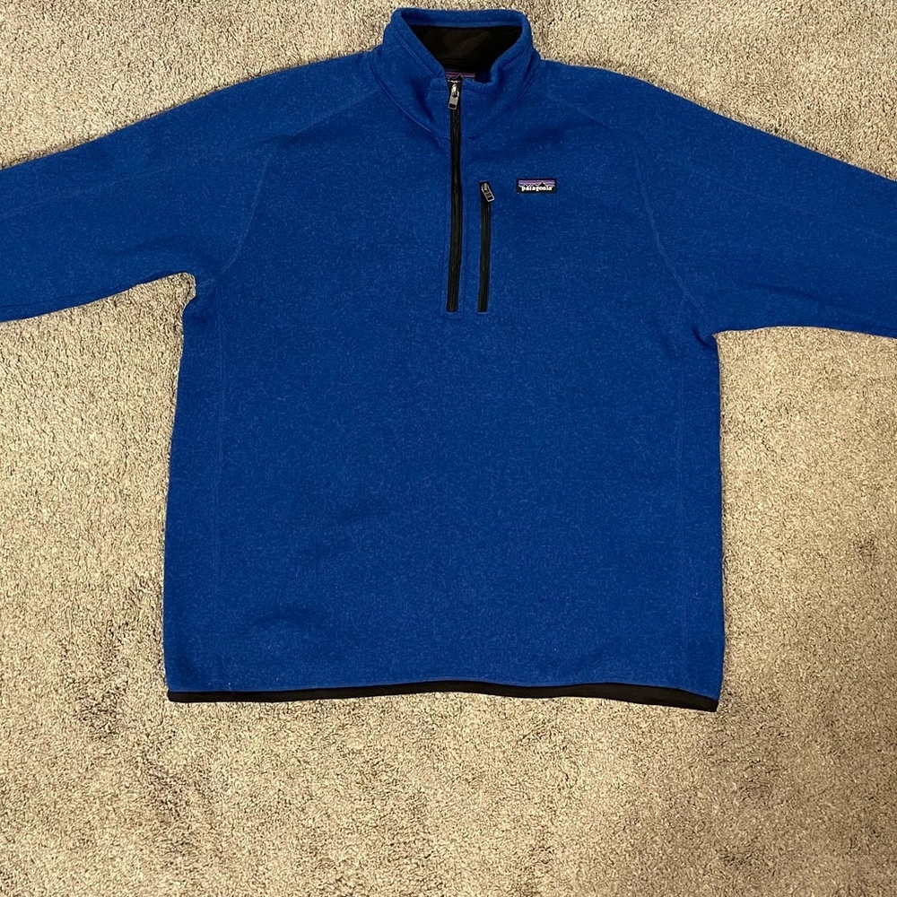Patagonia Royal Blue quarter-zip Better Sweater Fleece Jacket